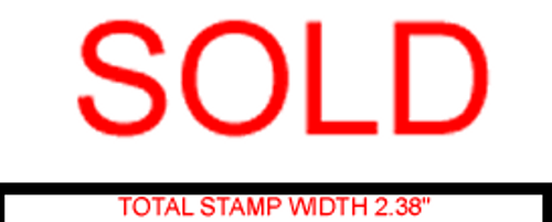 SOLD Rubber Stamp for office use self-inking
