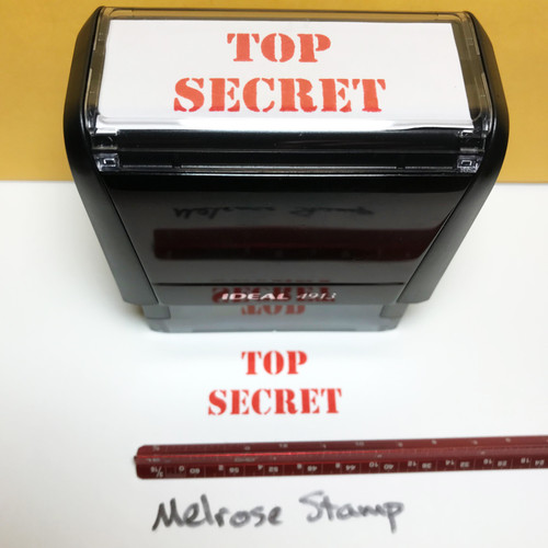 Top Secret Stamp Red Ink Large 1122A