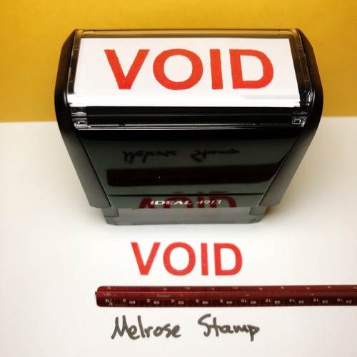 Void Stamp Red Ink Large 0424A