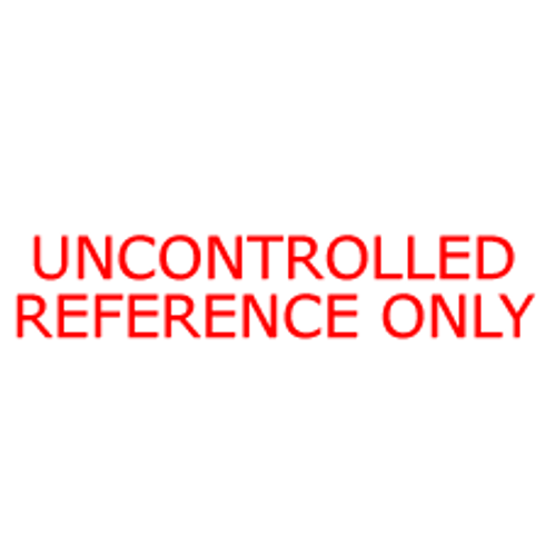 UNCONTROLLED REFERENCE ONLY Rubber Stamp for office use self-inking UNCONTROLLED REFERENCE ONLY Rubber Stamp for office use self-inking