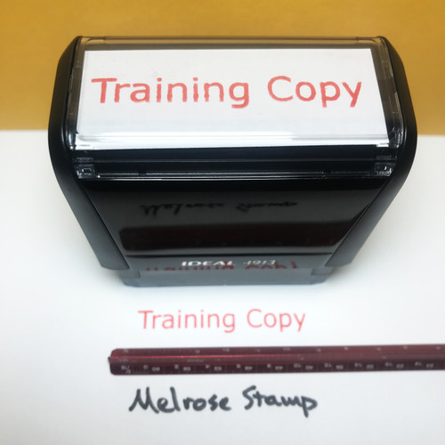 Training Copy Stamp Red Ink Large 1023A