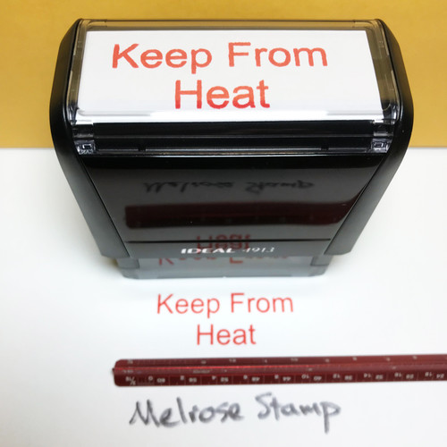 Keep From Heat Stamp Large 1122A