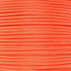 Neon Orange and White Stripes - 550 Paracord