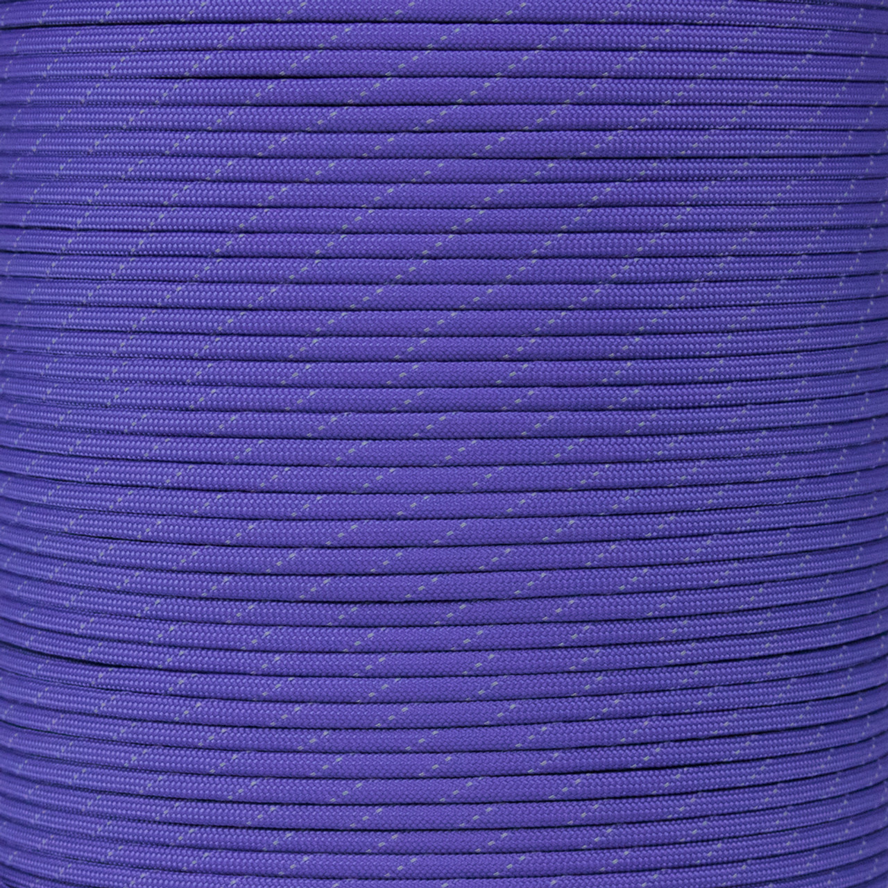 Purple - 550 Paracord with Reflective Tracers