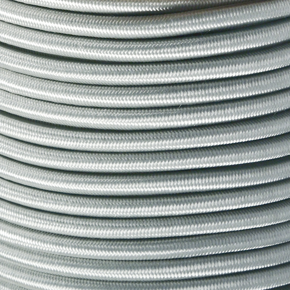 Silver Gray - 1/4 Shock Cord | West Coast Paracord