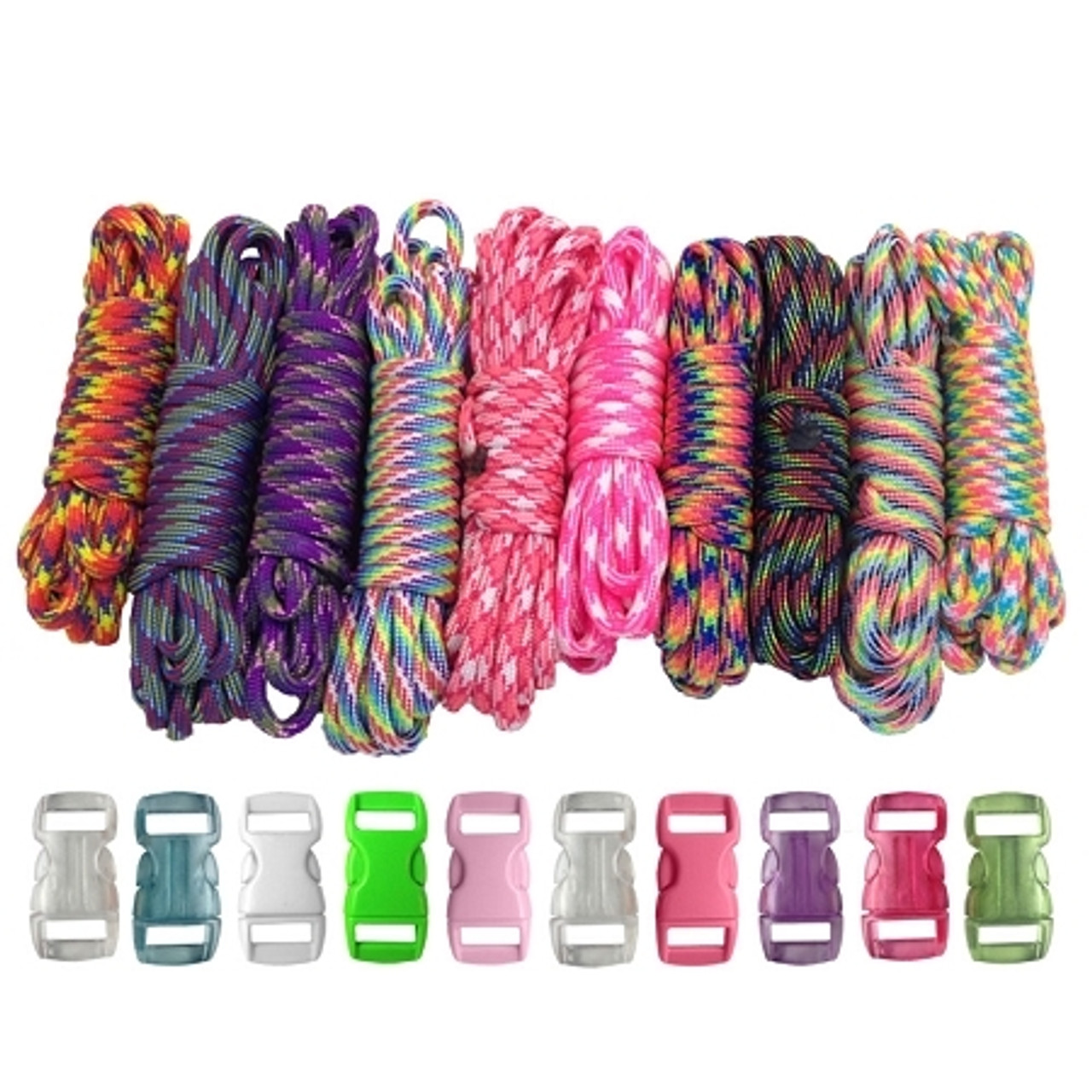 Tie-Dye - Combo Kit (Paracord & Buckles)