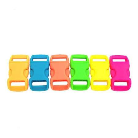 100-Pack Fastex Contoured Buckles – For Paracord Bracelets & Crafts