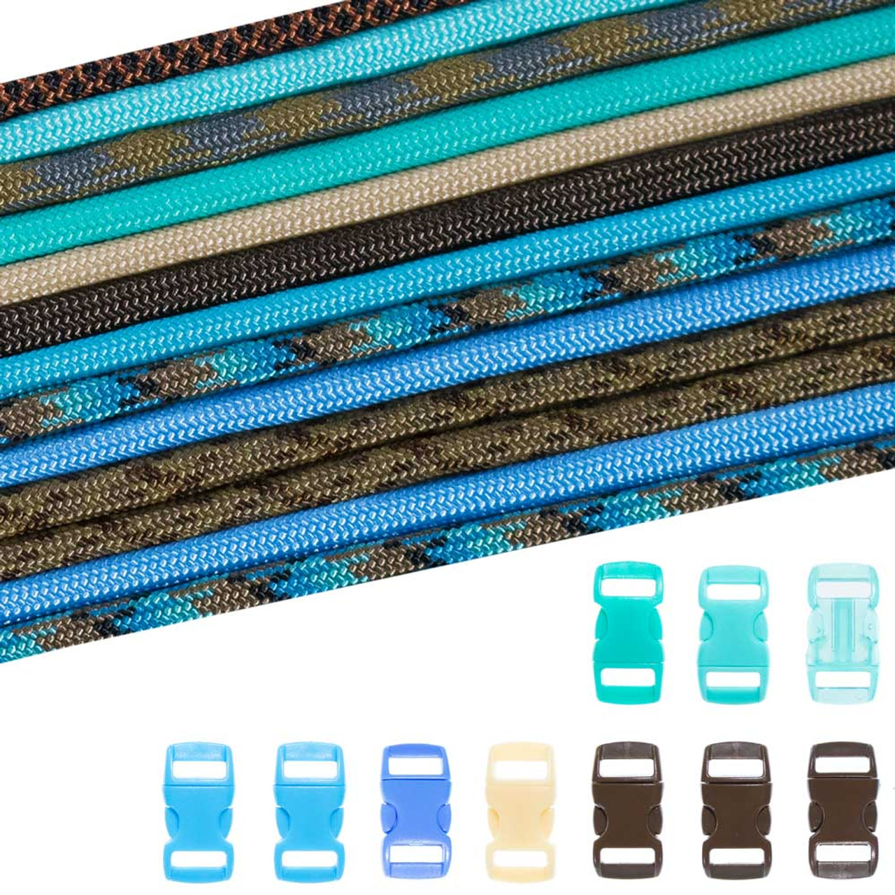 Surf City - Combo Kit (Paracord & Buckles)
