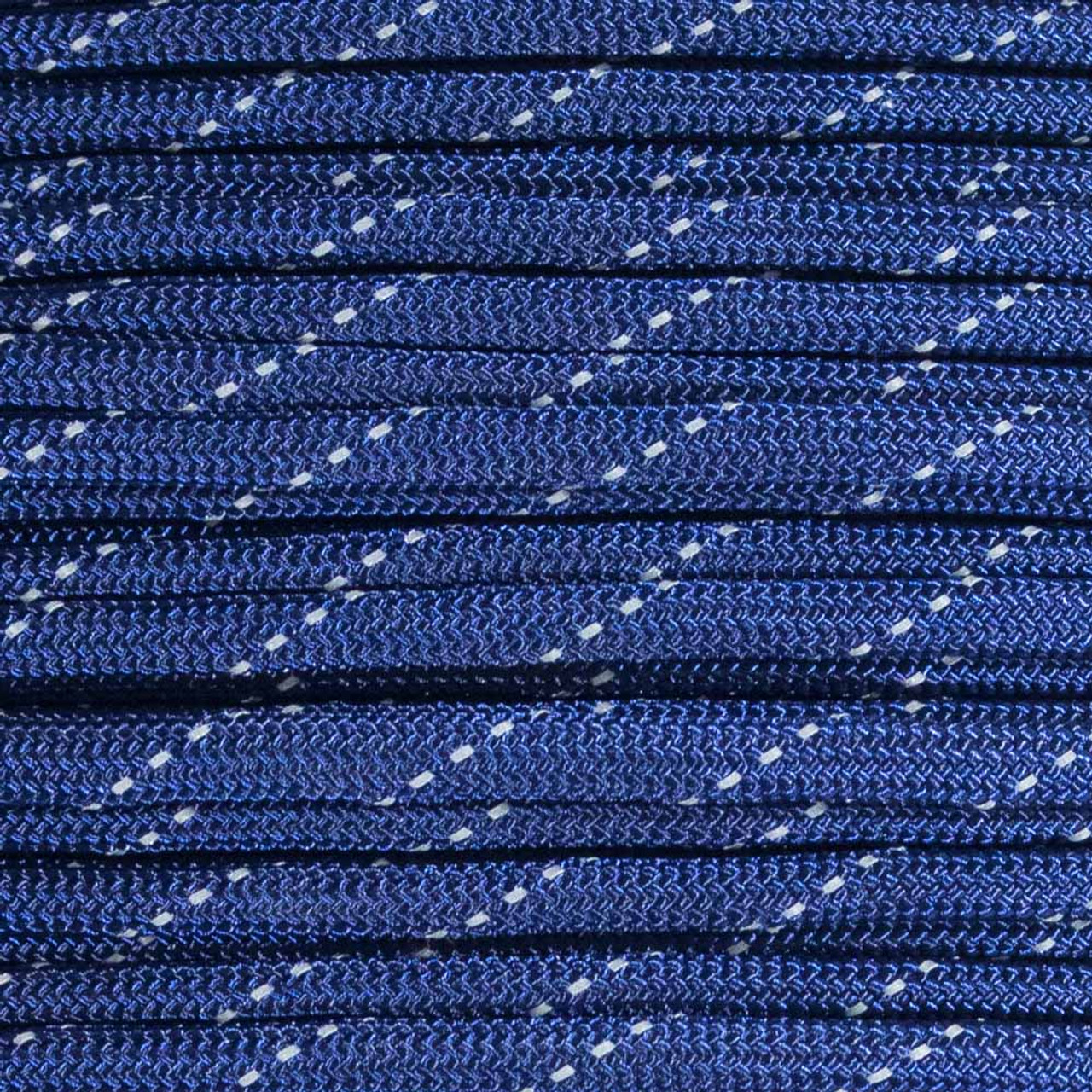 Midnight Blue - 550 Paracord with Reflective Tracers