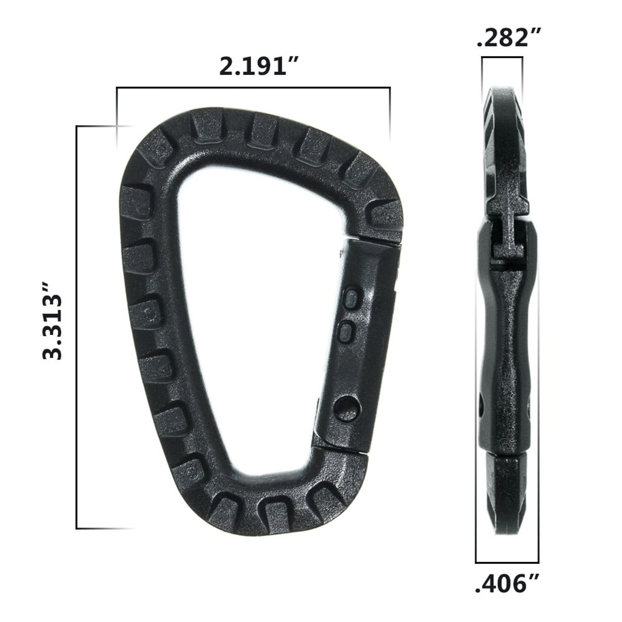 Plastic Tac Link Carabiners - Multiple Colors