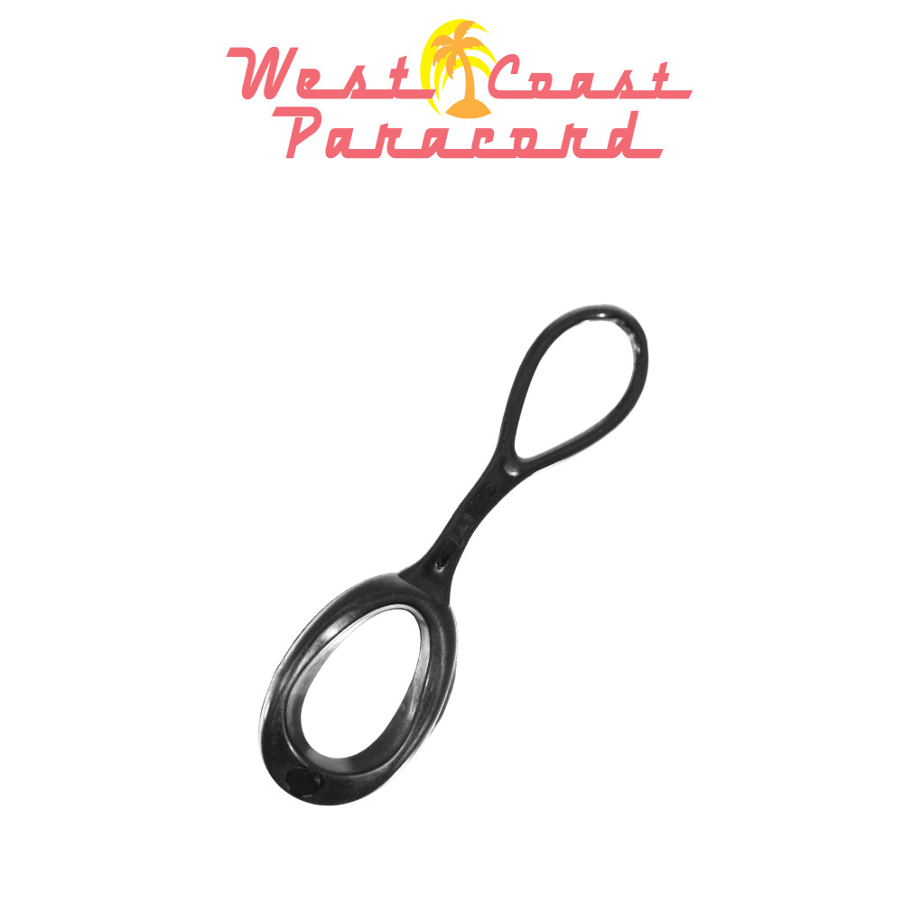 Rubber Zipper Pulls - Black | West Coast Paracord