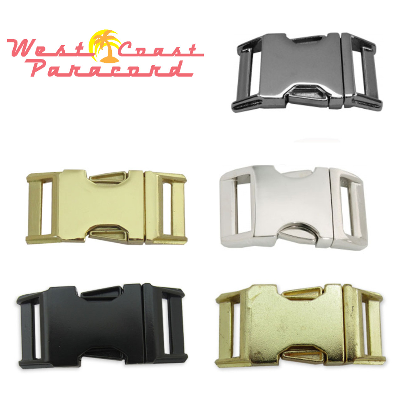 Metal 3/4 Inch Side Release Buckles