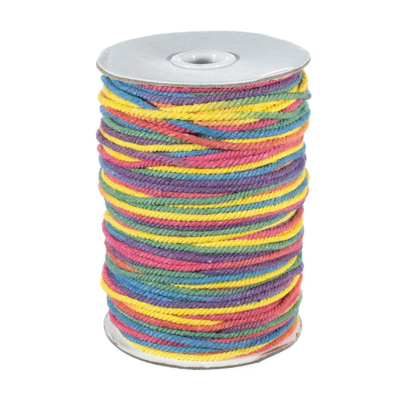 Rainbow Cotton Rope 3MM - 100M Spool