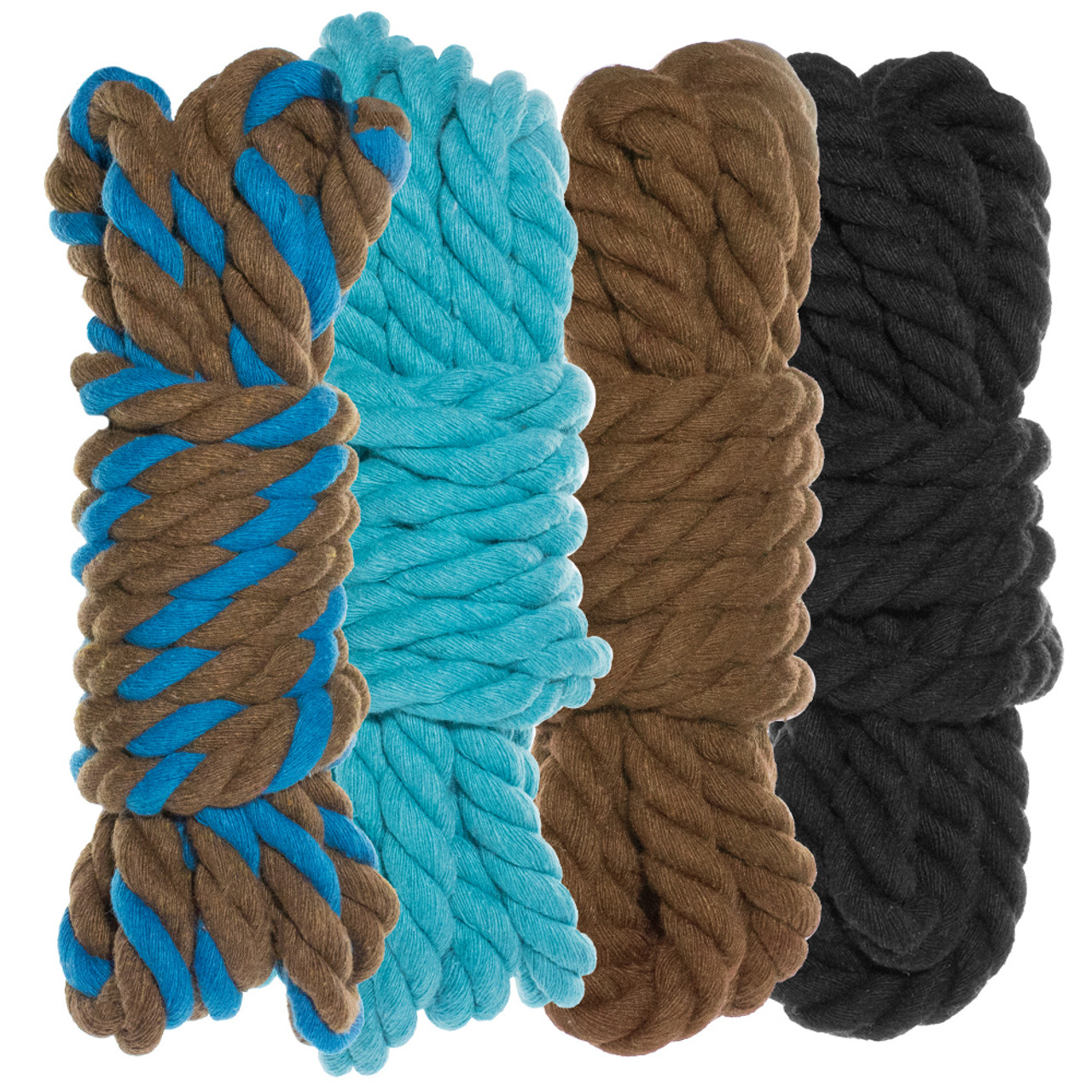 1/4 Twisted Cotton Rope Kit - Cookie Monster - 40