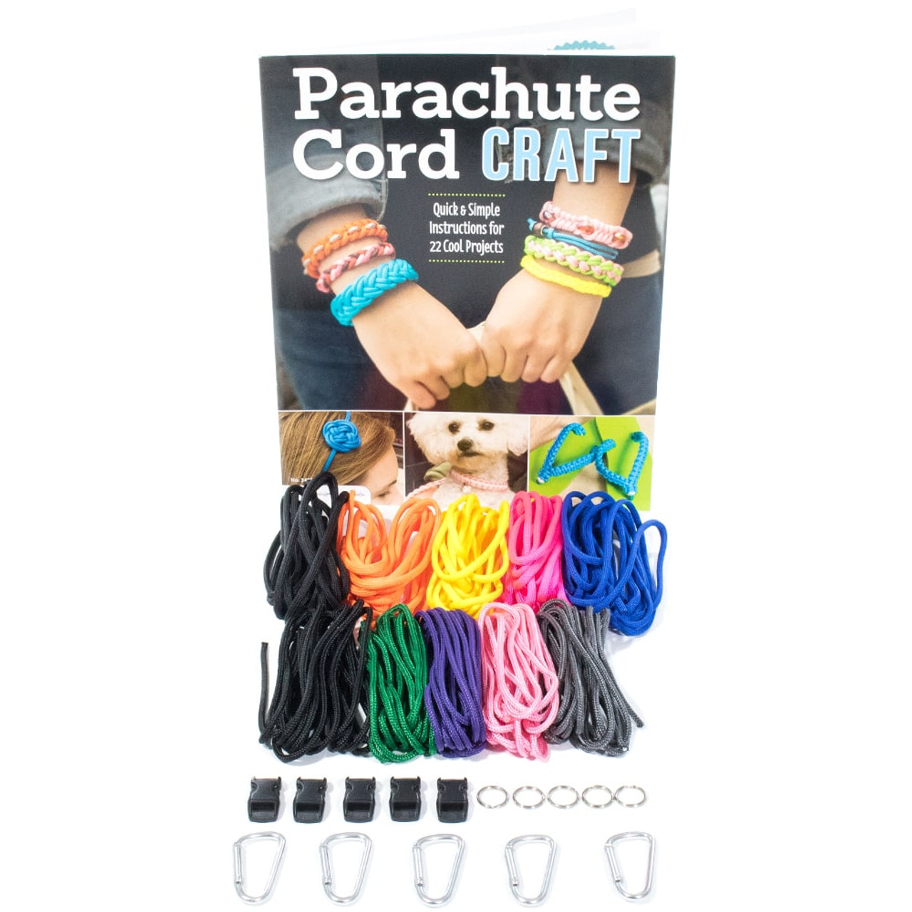 22 Quick Parachute Cord Crafts Book and Kit