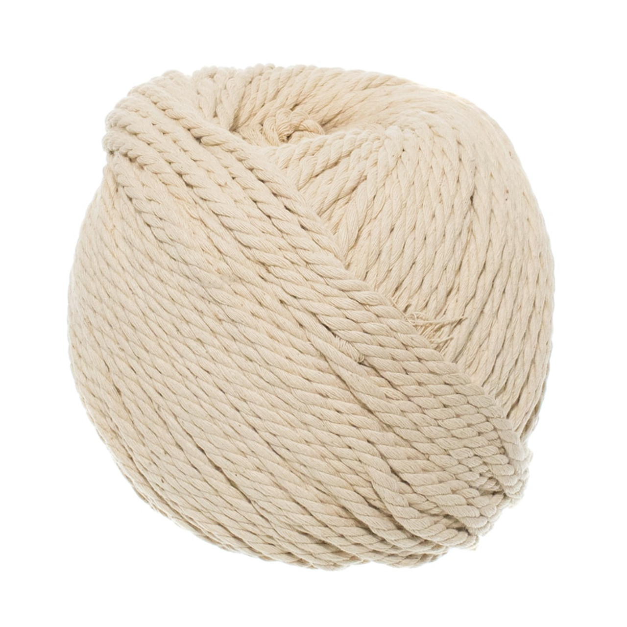 Soft Cotton Macrame Cord 4 mm - White