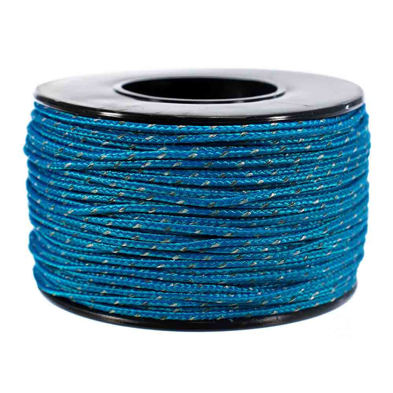 Blue Micro Cord with Reflective Tracers - 125 Feet, Micro Cord