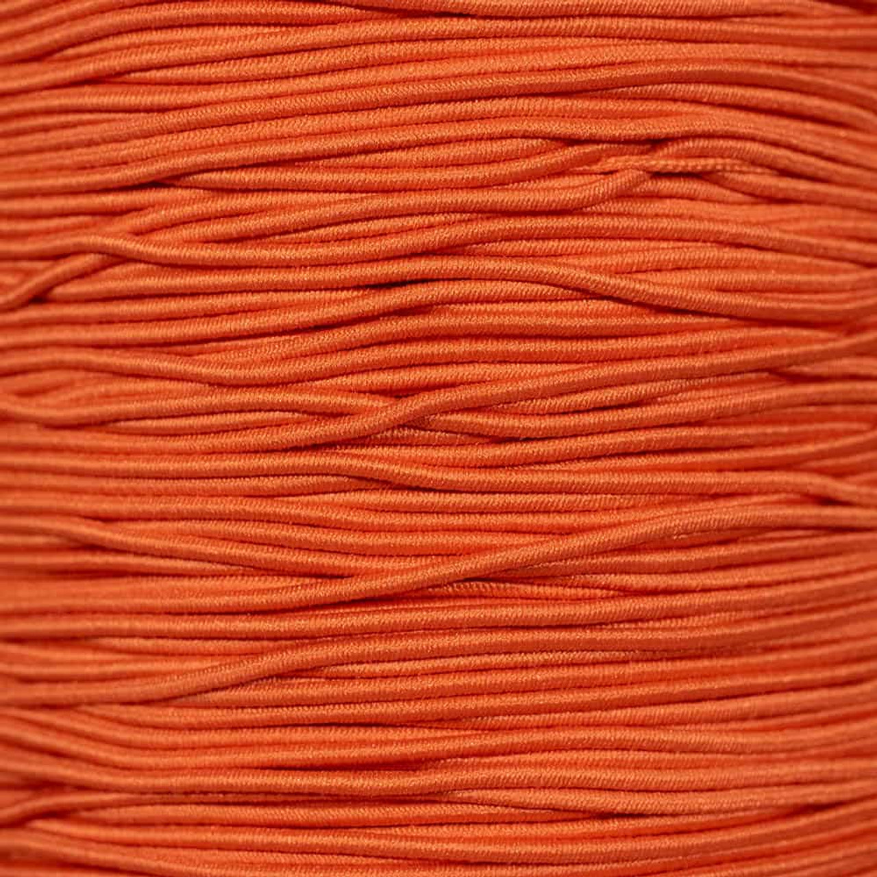 Orange - 1/16 inch Elastic Cord