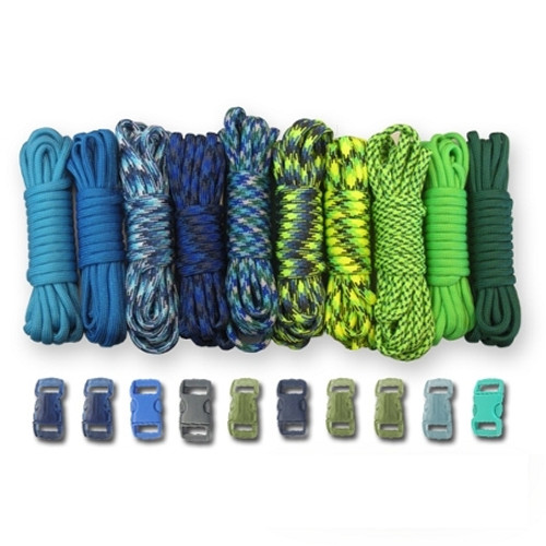 MONOBIN Paracord, 550 Paracord Combo Kit with Instruction Book - 36 Colors Multifunction Paracord Ropes and Complete Accessories for Making Paracord