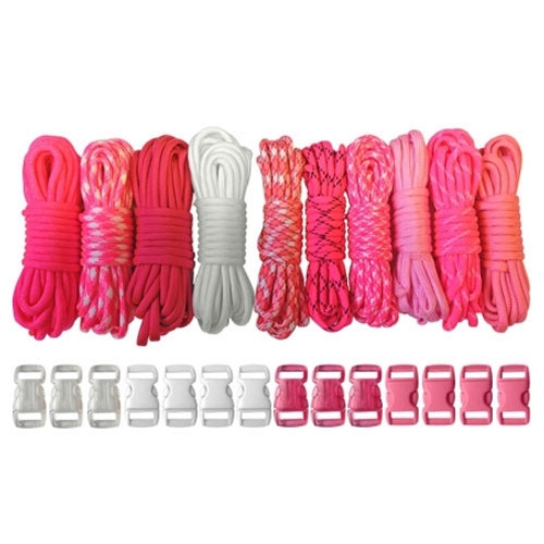 Pink Pride - Combo Kit (Paracord & Buckles)