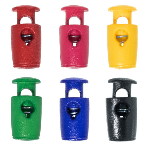 Two-Hole Cord Locks - Multiple Colors