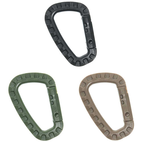 Plastic Tac Link Carabiners - Mult Colors