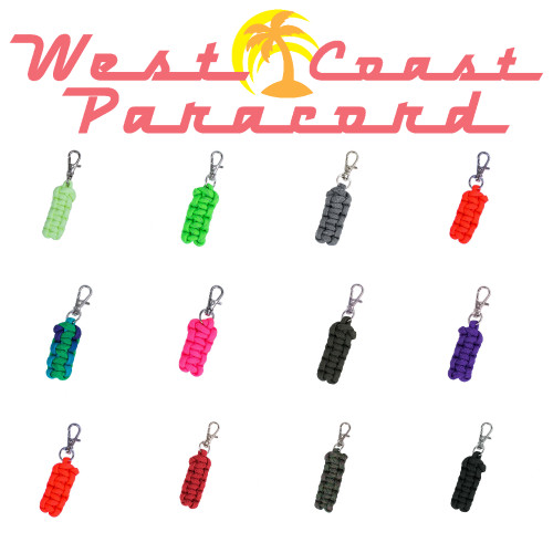 RedVex Paracord Heavy Duty Zipper Pulls - (Qty-10) Choose Your Size and  Color