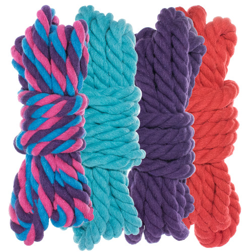 1/4 Twisted Cotton Rope Kit - Grayscale