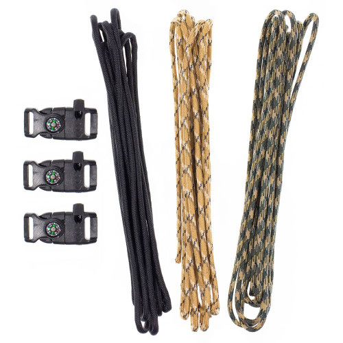 Metallic - Combo Kit (Paracord & Buckles)