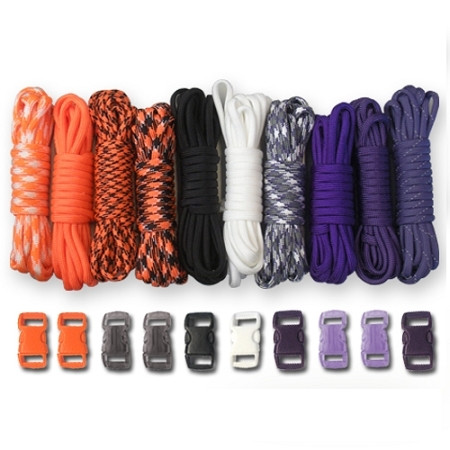 Orange - Combo Kit (Paracord & Buckles)