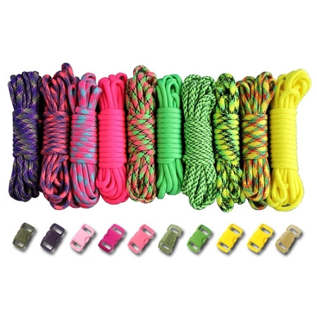 Zesty - 50' Combo Kit (Paracord and Buckles)