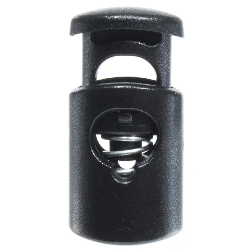 Mini Oval Cord Lock - Black | West Coast Paracord