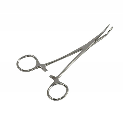 2 Pieces Heat Curved And Straight Heat Forceps Piercing Pliers Rainbow  Forceps, 5.5 Inch Less Steel Straight And Curv
