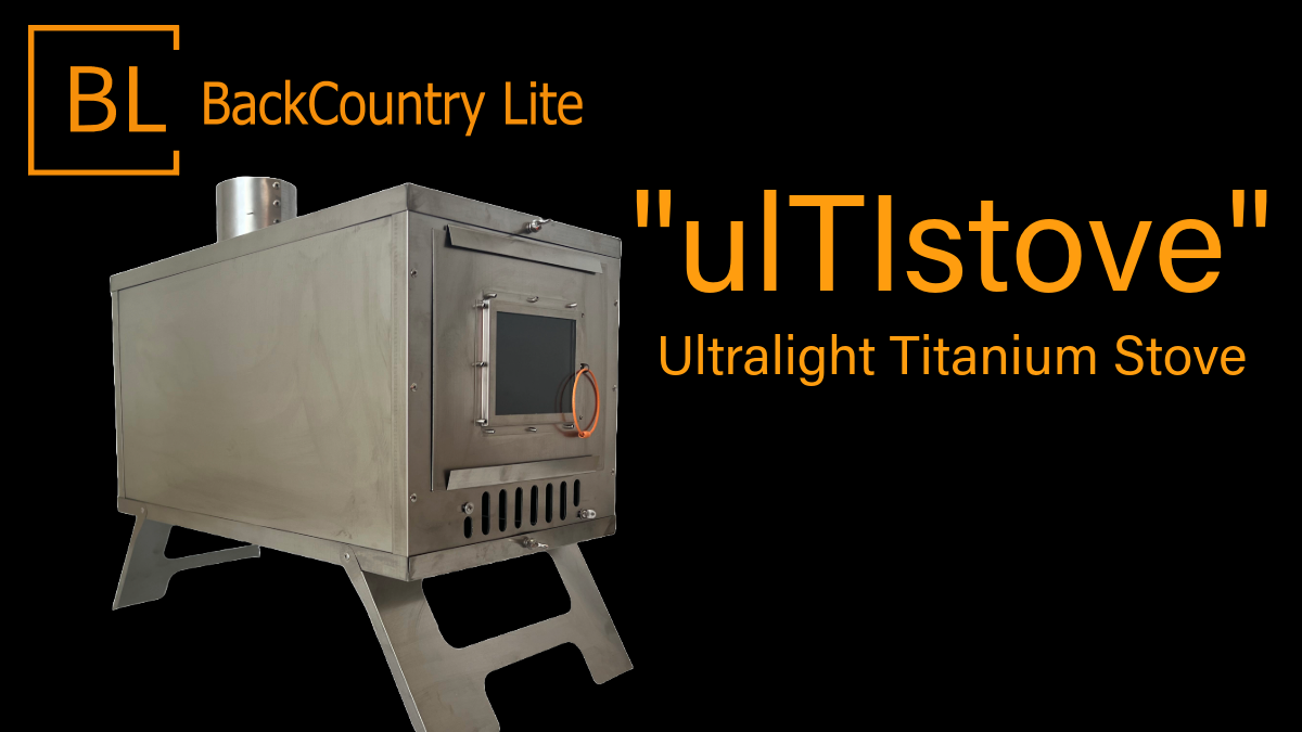 Backcountry Lite ulTIstove - Ultralight Titanium wood stove