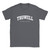 Trowell T Shirt which features white text centered on the chest which says the Village name Trowell in varsity style arched writing with England printed underneath.
