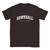Gowkhall T Shirt which features white text centered on the chest which says the Village name Gowkhall in varsity style arched writing with Scotland printed underneath.