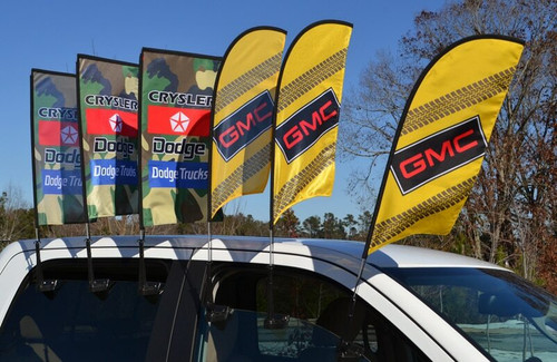 Clip-On Mini Wing Flag / Mini Teardrop Flag Today Clip-On Mini Wing Flag / Mini Teardrop Flag Today