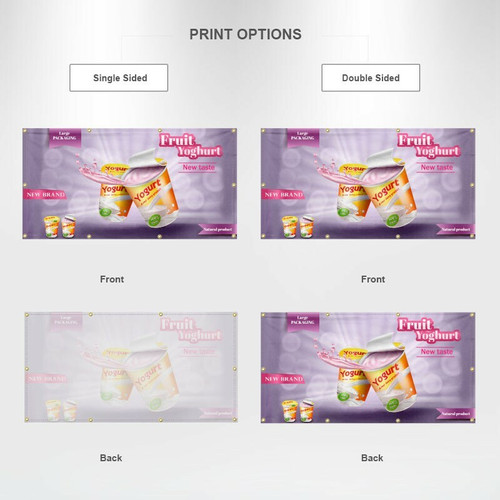 Vinyl Banner 18 oz. Single Sided Banners Vinyl Banner 18 oz. Single Sided Banners