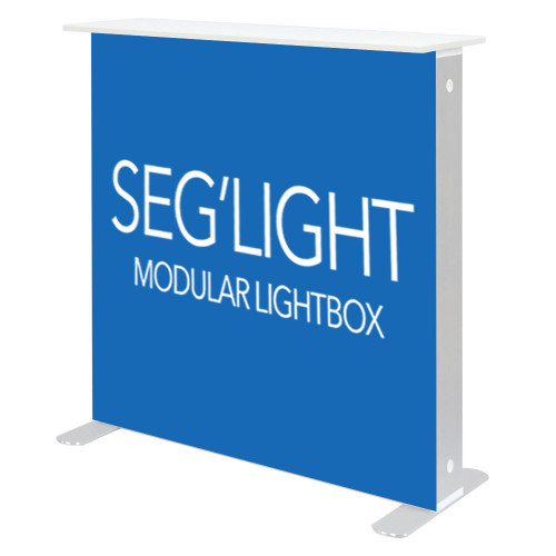 3.3 x 3.3ft. SEG'LIGHT Silicone Edge Graphics (SEG) Modular Lightbox Counter Double-Sided (Graphic Package) 3.3 x 3.3ft. SEG'LIGHT Silicone Edge Graphics (SEG) Modular Lightbox Counter Double-Sided (Graphic Package)