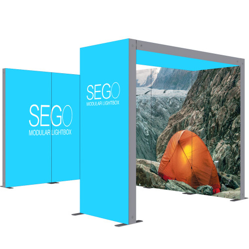 Seg'Light Silicone Edge Graphics (SEG) Modular Lightbox Display Configuration G Double-Sided (Graphic Package) Seg'Light Silicone Edge Graphics (SEG) Modular Lightbox Display Configuration G Double-Sided (Graphic Package)