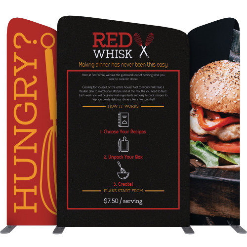 10 ft.  Fab Tube Fabric Display - Single or Double Sided 10 ft.  Fab Tube Fabric Display - Single or Double Sided