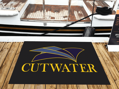 Premium Cutwater Logo Mat