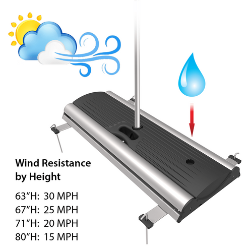 Solara BIG FOOT Outdoor Double Sided Retractable Solara BIG FOOT Outdoor Double Sided Retractable