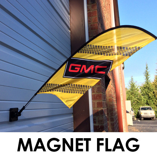 Magnetic Mini Wing Flag / Mini Teardrop Flag
