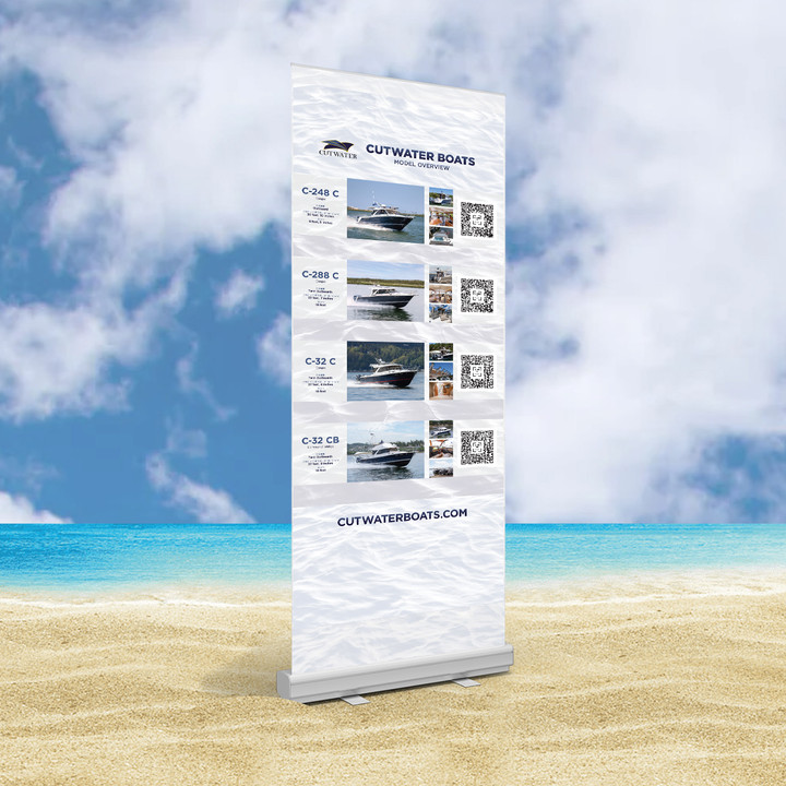Cutwater Retractable Banner