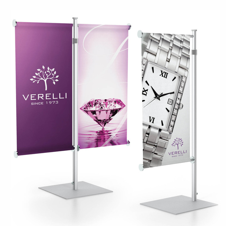 Premium Countertop Banner Stand Kit Premium Countertop Banner Stand Kit
