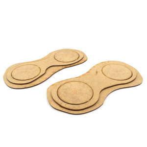 Small MDF Tree Bases (Pack of 2) Small MDF Tree Bases (Pack of 2)