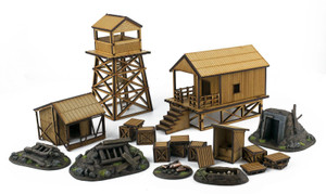 Jungle Warfare MDF and Resin Military Camp Jungle Warfare MDF and Resin Military Camp
