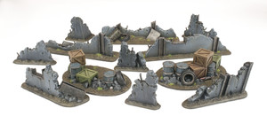 War-Torn City Rubble and Barricade Kit War-Torn City Rubble and Barricade Kit