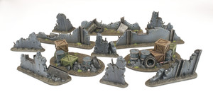  War World Gaming War Torn City Ruined Multi-Storey T